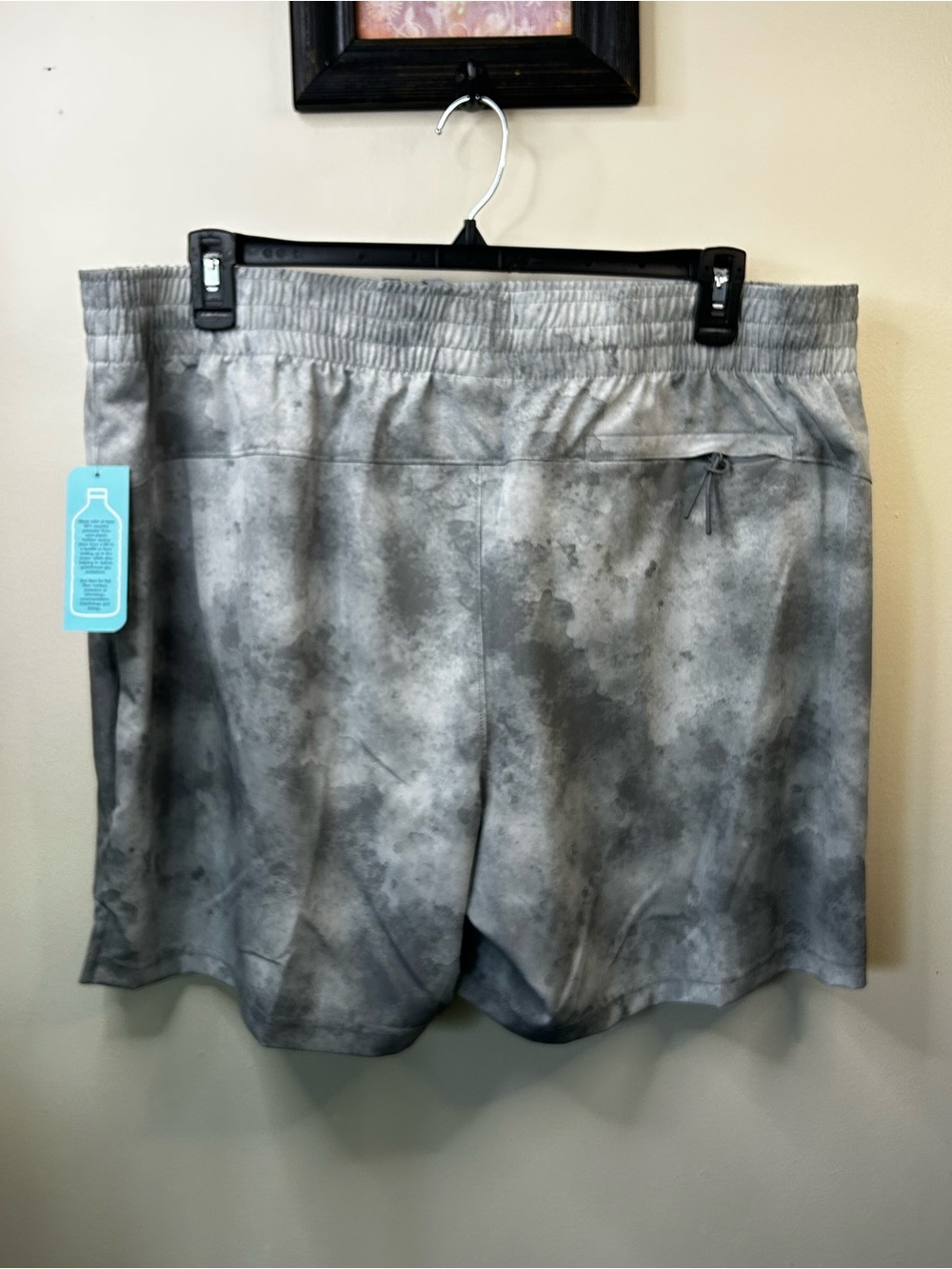 New Grey Drawstring Shorts - Picture 2 of 7